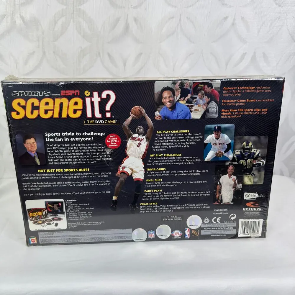 Scene It? Sports Powered by ESPN The DVD Game Sports Trivia Brand New‎ Sealed